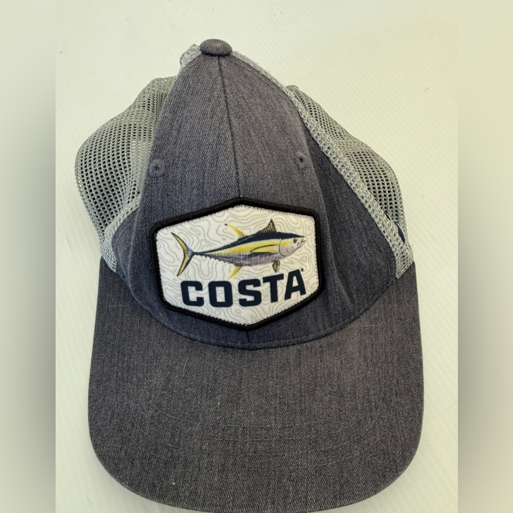 Costa Del Mar Trucker Hat Polarized Sunglasses Fish‎ Logo Patch Cap